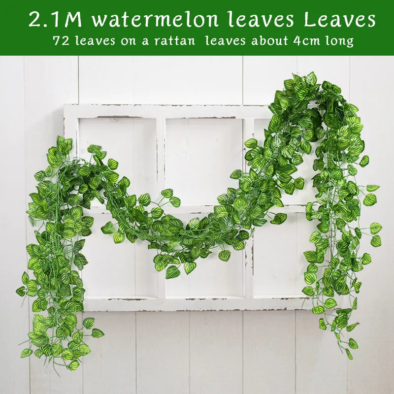 Artificial Plant Green Ivy Leaf