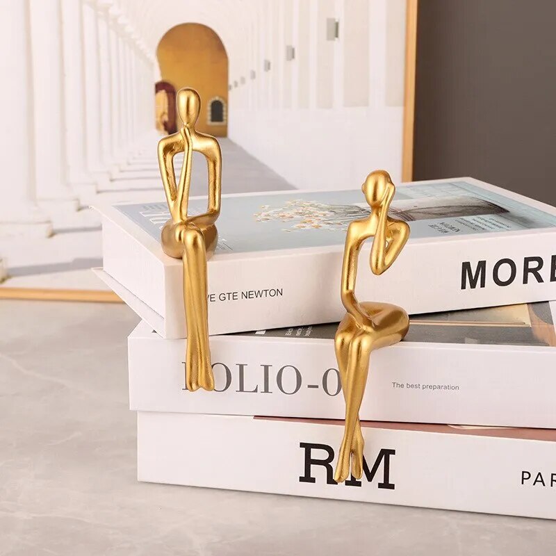 3PCS Home Decoration Statue