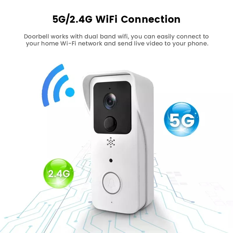 5G 2.4G WiFi Video Doorbell