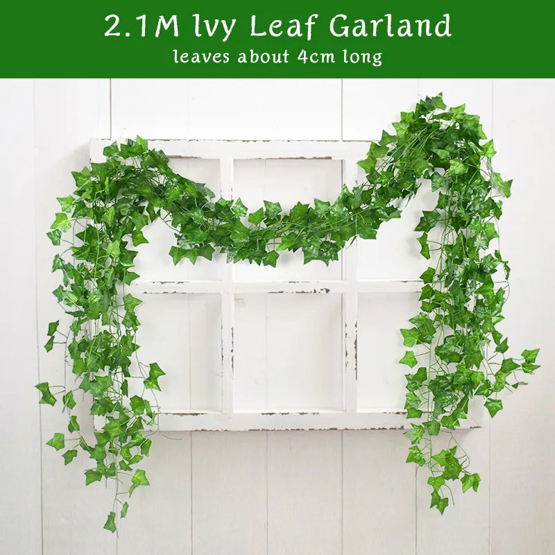 Artificial Plant Green Ivy Leaf