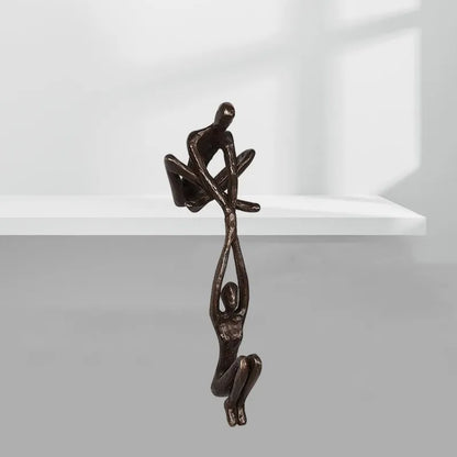 Man Lifting Woman Figurine