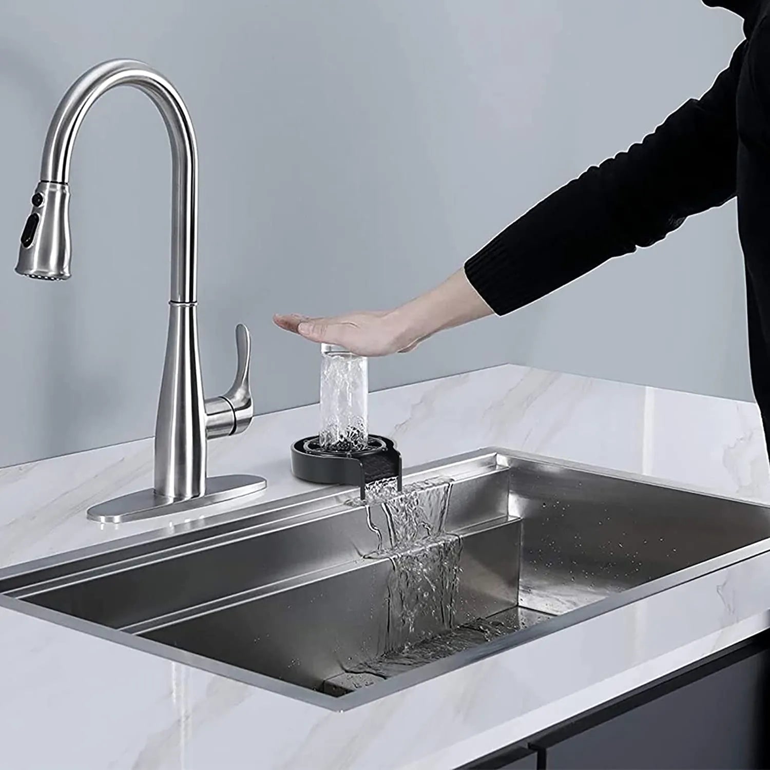 Automatic High Pressure Glass Cup Washer – Decor Delights